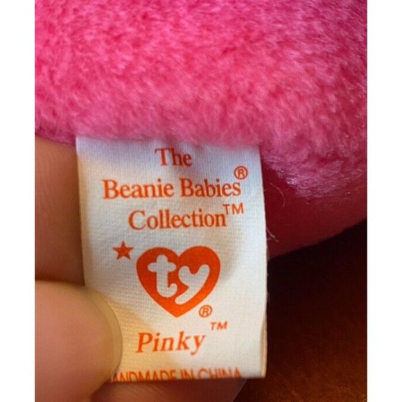 Ty Flamingo Plush 4 Beanie Buddies Babies Boos & Mini Collector's Lot Pinky - Picture 8 of 10